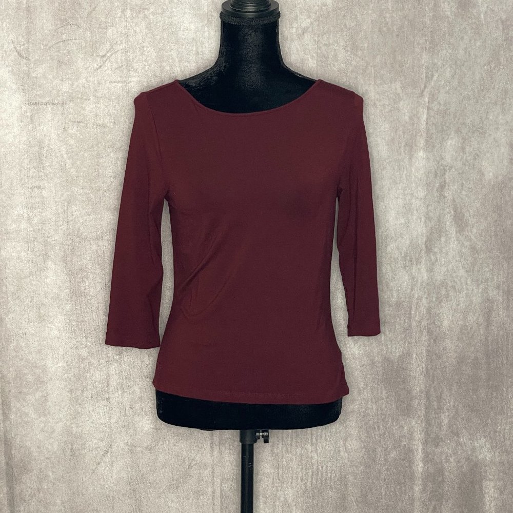 Ralph Lauren Burgundy SHIRT / Top ~size Petite Small